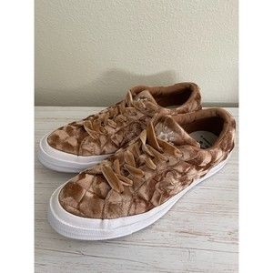 Converse One Star x Golf Le Fleur Quilted Velvet Brown Sugar Mens 7 Womens 9